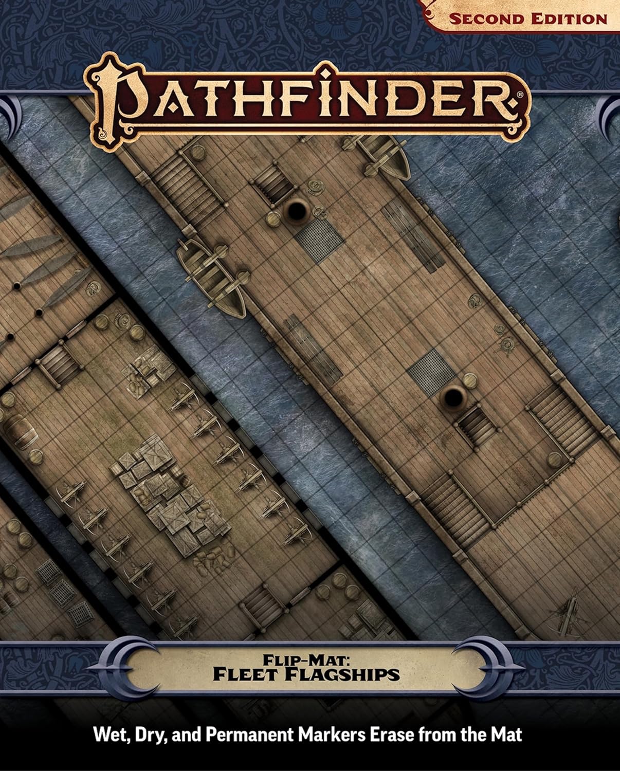 Hover to zoom | Click to enlarge Pathfinder Flip-Mat: Fleet Flagship