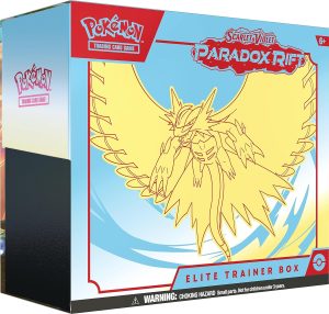 Pokemon TCG SV4 Scarlet & Violet Paradox Rift - Elite Trainer Box (Roaring Moon)