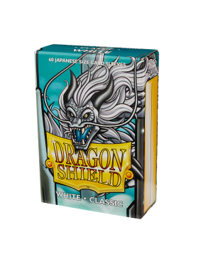 Dragon Shield White - Classic Sleeves - Japanese Size 59x86mm (60 Θήκες)