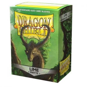 Dragon Shield Lime - Matte Sleeves - Standard Size 63x88mm (100 Θήκες)