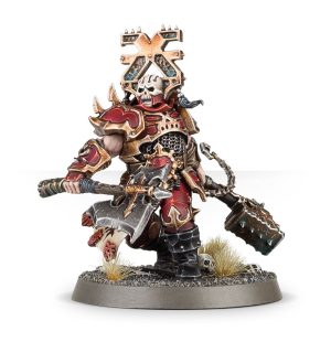 Warhammer Age Of Sigmar - Aspiring Deathbringer With Goreaxe And Skullhammer