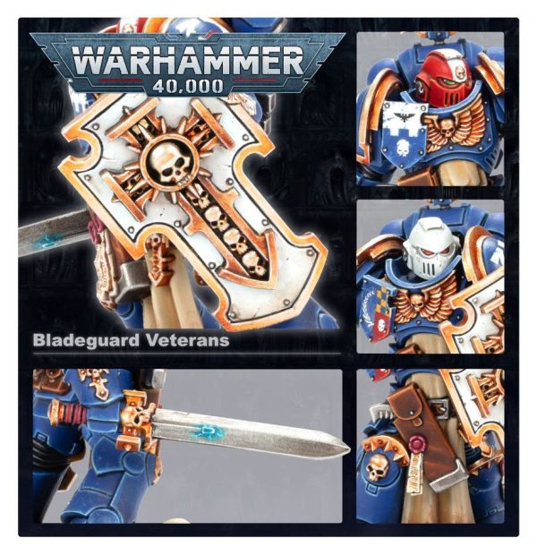 Warhammer 40K - Space Marines: Bladeguard Veterans (48-44)