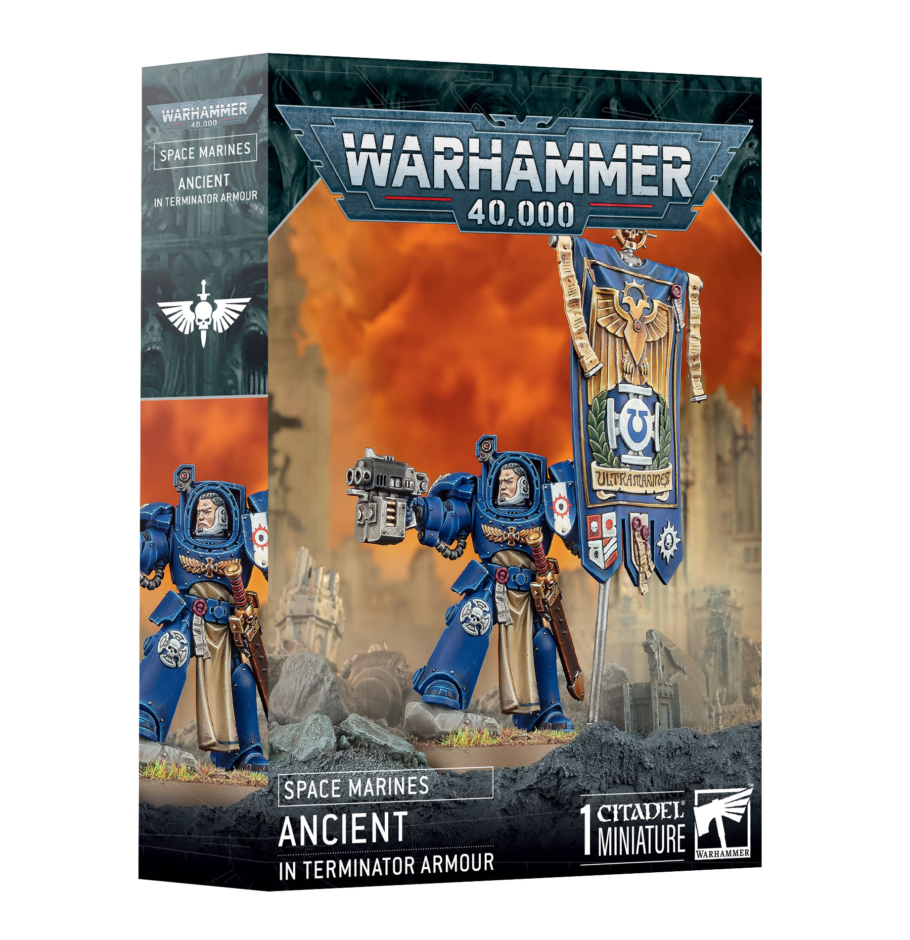 99120101455_SPACEMARINESAncientInTerminatorArmour05.jpg Warhammer 40K - Ancient in Terminator Armour (48-104)