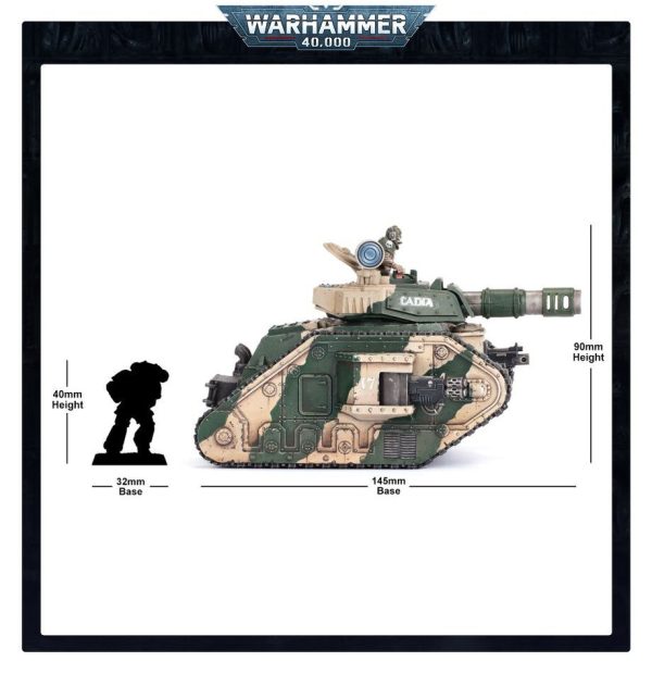 Warhammer 40K - Astra Militarum: Leman Russ Battle Tank (47-06)