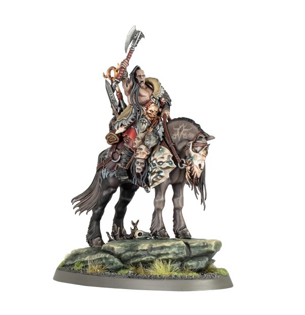 Warhammer Age Of Sigmar - Darkoath Chieftain On Warsteed (83-53)