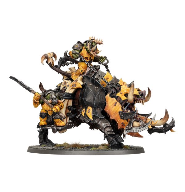 Warhammer Age Of Sigmar - Maw-Grunta Gouger / Maw-Grunta With Hakkin' Krew / Tuskboss On Maw-Grunta (89-81)