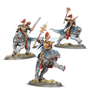 Warhammer Age Of Sigmar - Stormcast Eternals Evocators On Celestial Dracolines (96-41)