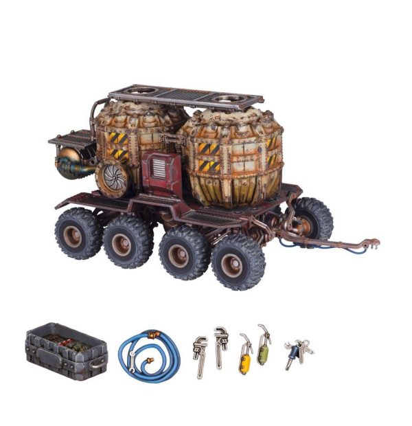 Necromunda: Promethium Tanks on Cargo-8 Trailer (301-12)