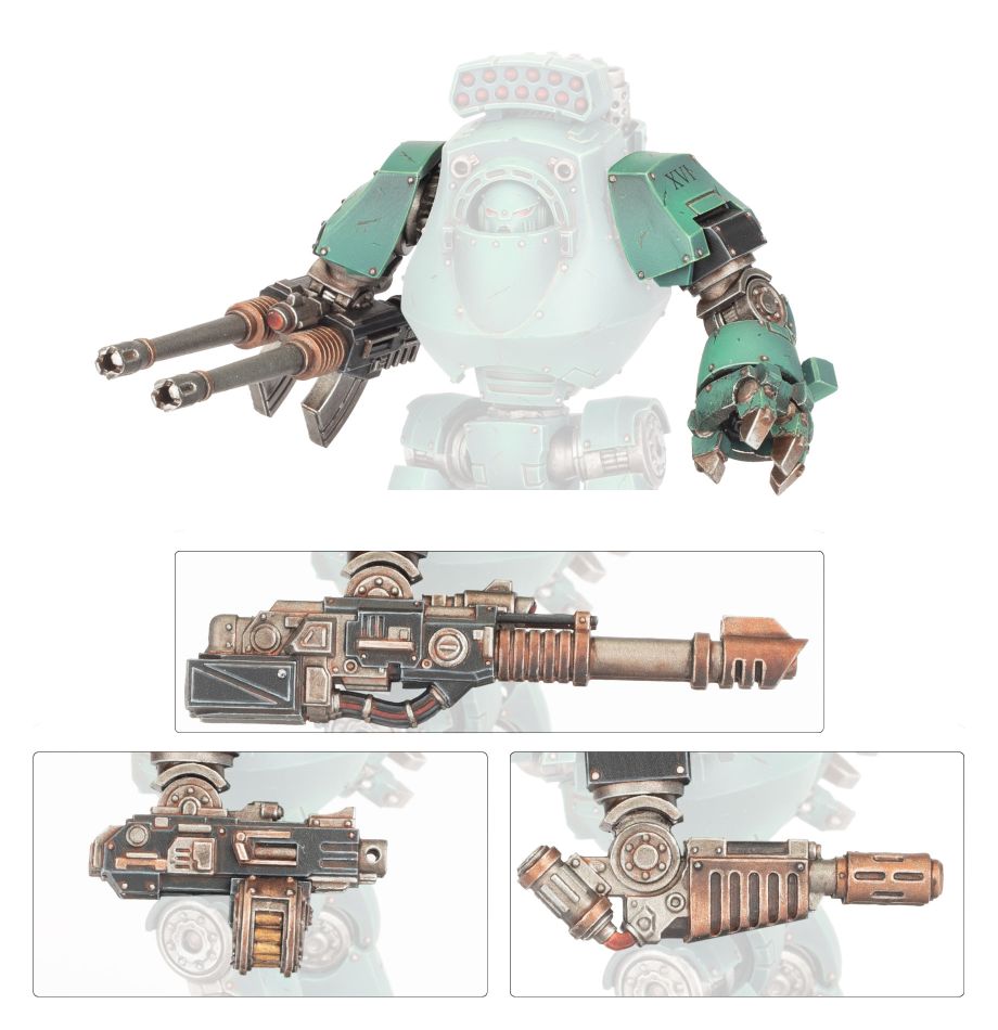 The Horus Heresy - Contemptor Dreadnought Weapons Frame 1