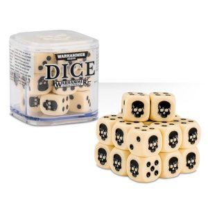 Citadel - Warhammer Dice Set 12mm (Bone)