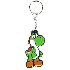 Μπρελόκ Super Mario - Yoshi Rubber Keychain