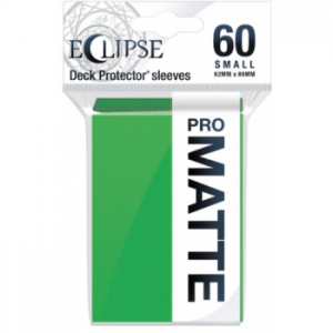 Ultra Pro Eclipse Matte Small Deck Protector Sleeves - Lime Green 62x89mm (60 Θήκες)