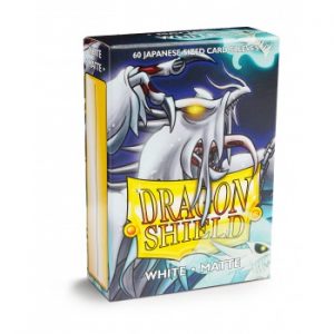 Dragon Shield White - Matte Sleeves - Japanese Size 59x86mm (60 Θήκες)