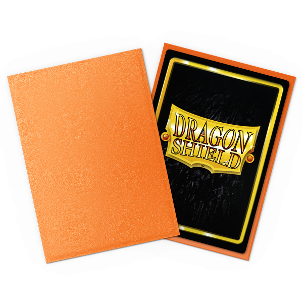 Dragon Shield Amber - Matte Sleeves - Standard Size