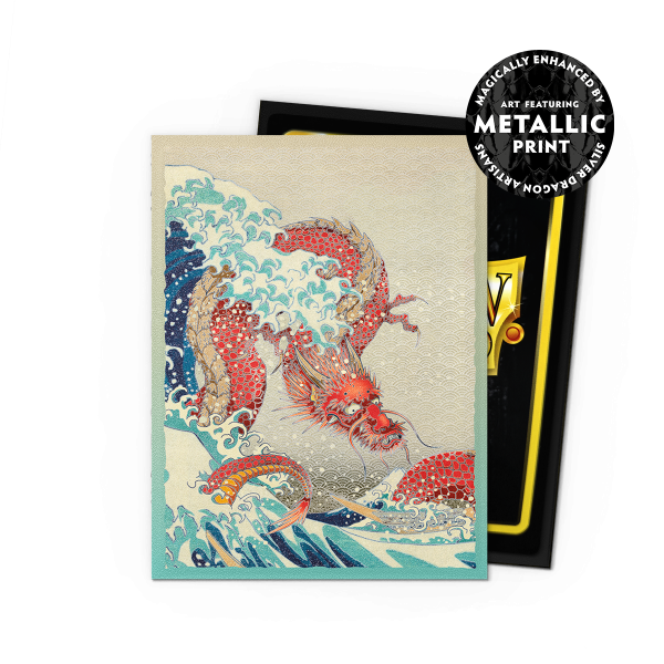 Dragon Shield Great Wave - Matte Dual Art Sleeves - Standard Size 63x88mm (100 Θήκες)