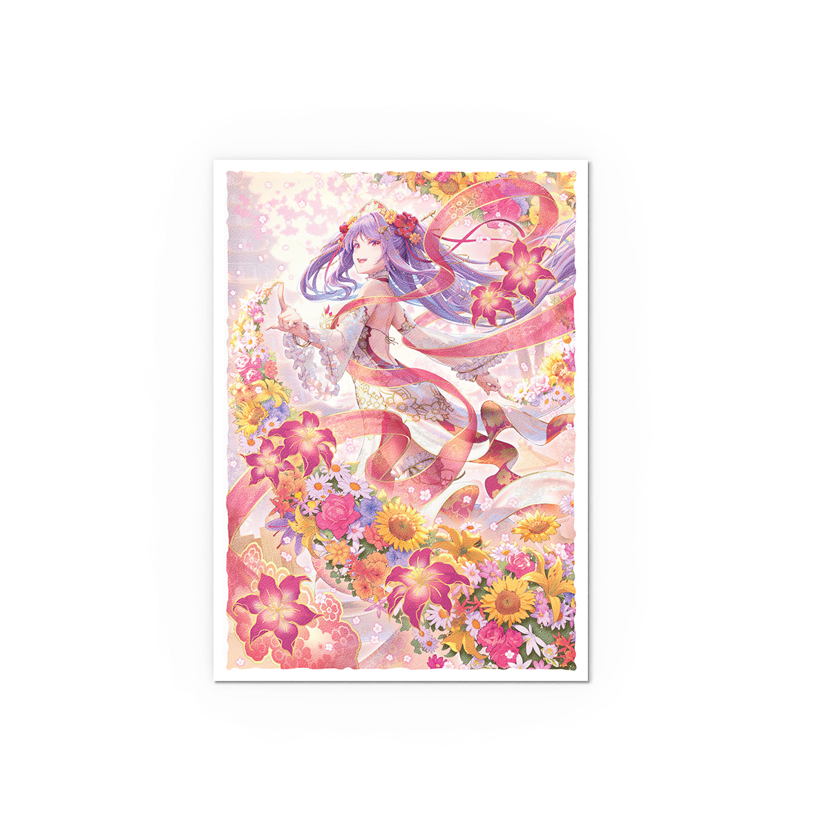 AT-16139_GA100-MATTE-8oayMwjX.png Dragon Shield Grand Archive - Diao Chan, Idyll Corsage - Matte Art Sleeves - Standard Size