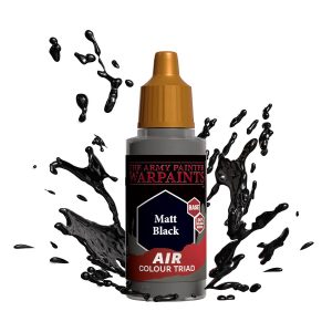 The Army Painter Warpaints - Air Matt Black Χρώμα Μοντελισμού