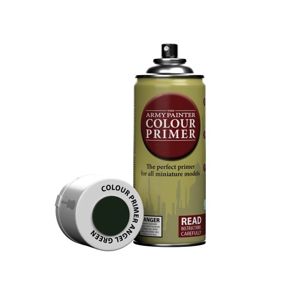 The Army Painter Colour Primer –  Angel Green (400ml)