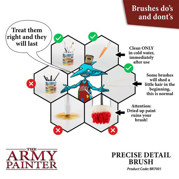 The Army Painter Hobby Brush - Precise Detail Πινέλο Μοντελισμού