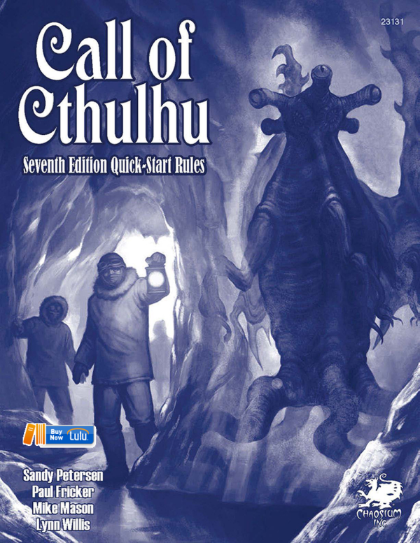 Call of Cthulhu RPG: 7th Edition Quick-Start Rules