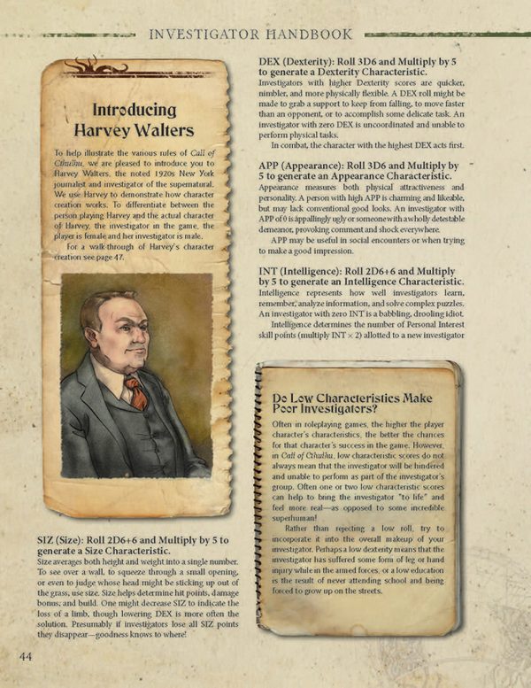 Call of Cthulhu 7th Edition - Investigator Handbook