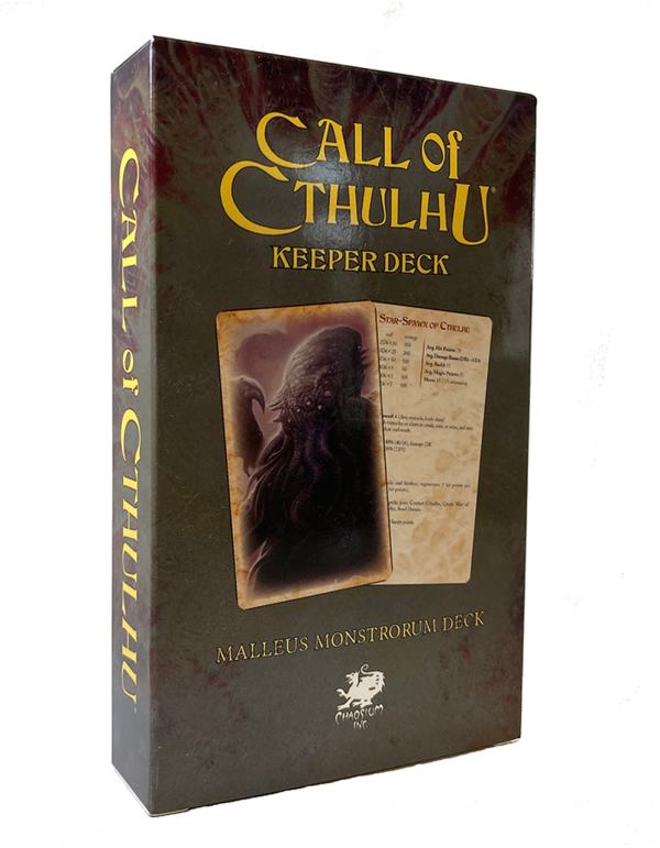 Call of Cthulhu RPG - The Malleus Monstrorum Keeper Deck