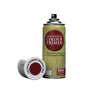 The Army Painter Colour Primer –  Chaotic Red (400ml)