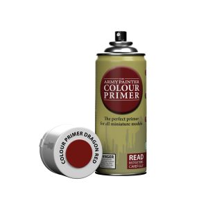 The Army Painter Colour Primer – Dragon Red (400ml)