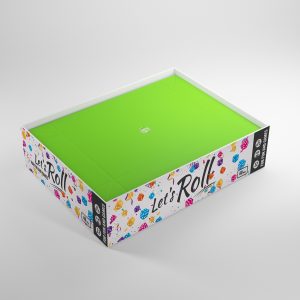 Gamegenic - Magnetic Dice Tray Square Black/Green