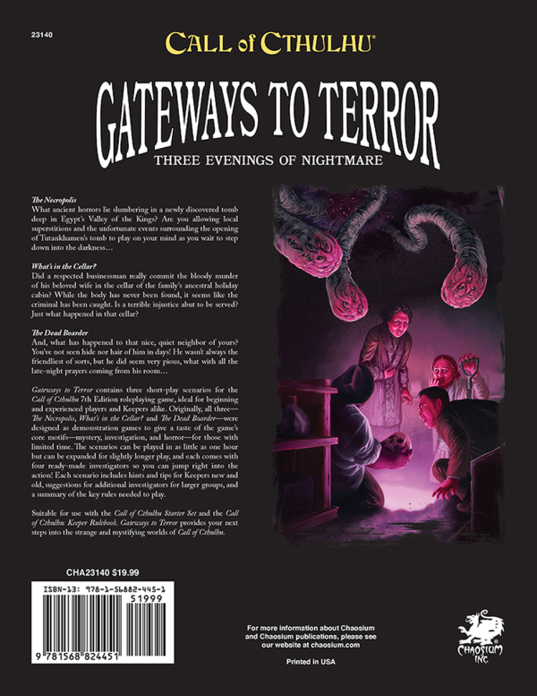 Call of Cthulhu RPG: Gateways to Terror