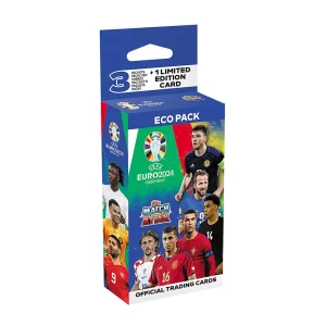 Topps - Match Attax Euro 2024 Κάρτες Eco Pack (25 Κάρτες)