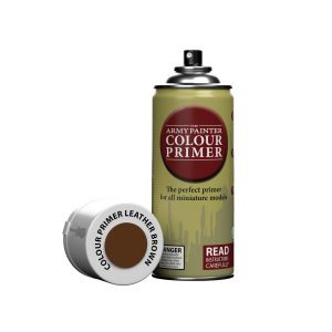 The Army Painter Colour Primer – Leather Brown (400ml)