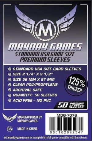 Mayday Sleeves - USA Premium 56x87mm (50 θήκες)