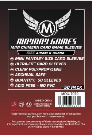 Mayday Sleeves - Mini Chimera Premium 3x65mm (50 Θήκες)