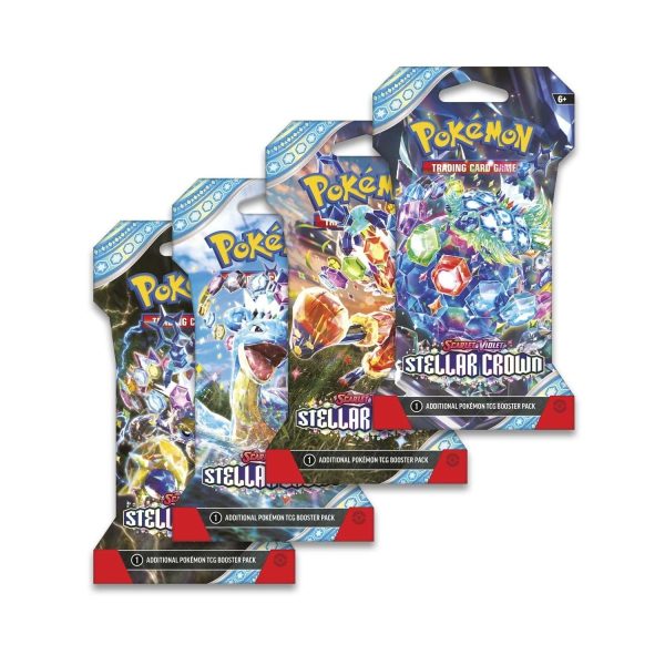 Pokemon TCG - Scarlet & Violet 7 Stellar Crown Sleeved Booster Display (24 Booster)