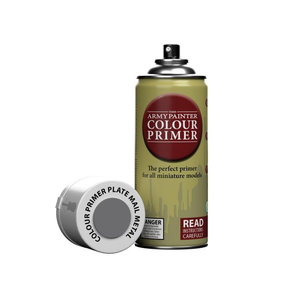 The Army Painter Colour Primer - Plate Mail Metal (400ml)