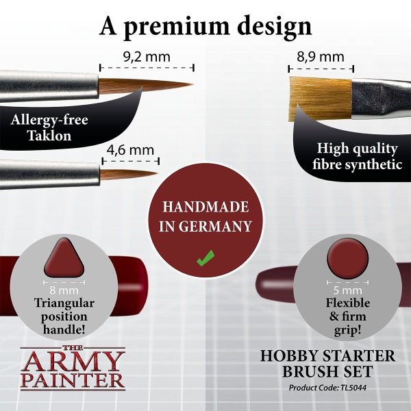 The Army Painter - Hobby Starter Brush Set