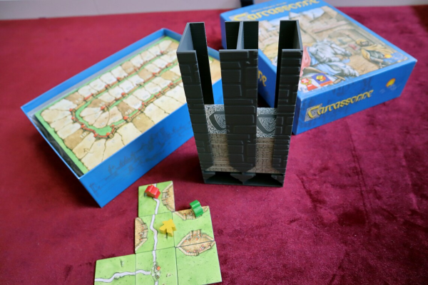 Gamemaker Tile Dispensing Tower Suitable For "Carcassonne"