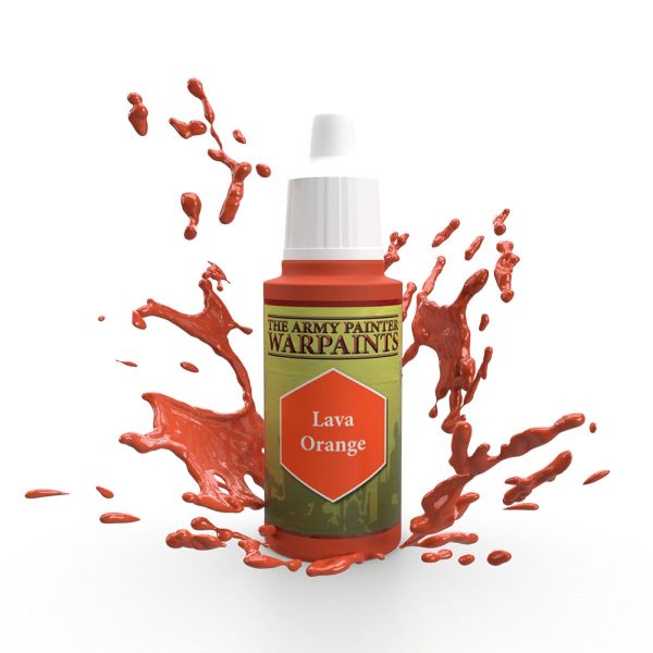 The Army Painter Warpaints - Lava Orange Χρώμα Μοντελισμού (18ml)