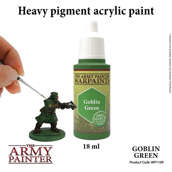 The Army Painter Warpaints - Goblin Green Χρώμα Μοντελισμού (18ml)