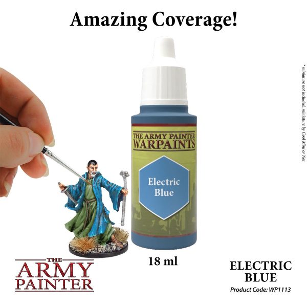 The Army Painter Warpaints - Electric Blue Χρώμα Μοντελισμού (18ml)