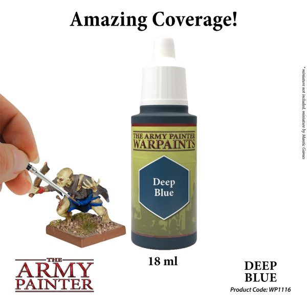 The Army Painter Warpaints - Deep Blue Χρώμα Μοντελισμού (18ml)