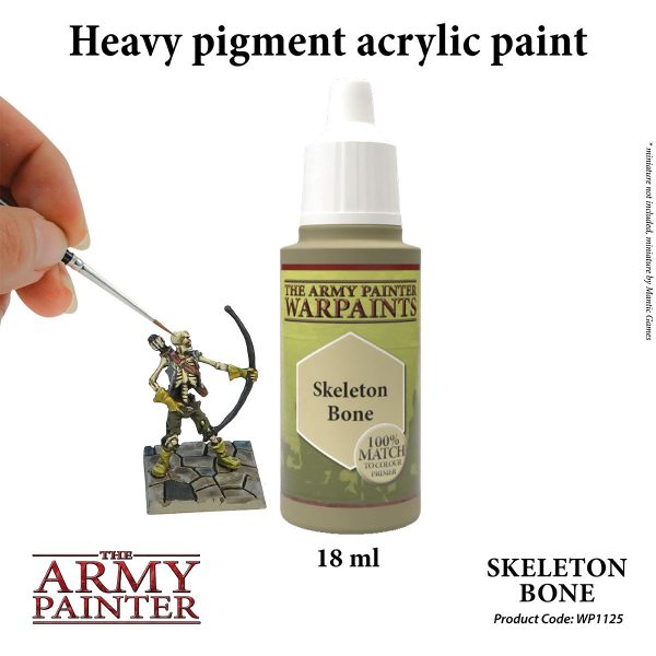 The Army Painter Warpaints - Skeleton Bone Χρώμα Μοντελισμού (18ml)