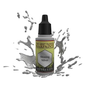 The Army Painter Warpaints - Shining Silver Χρώμα Μοντελισμού (18ml)