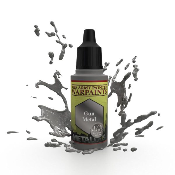 The Army Painter Warpaints - Gun Metal Χρώμα Μοντελισμού (18ml)