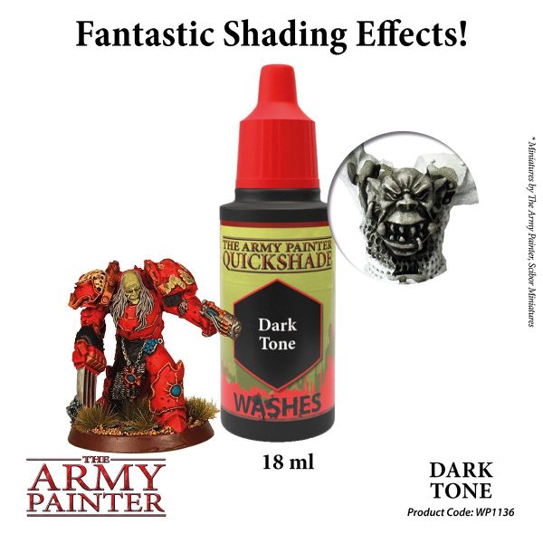 The Army Painter Quickshade - Dark Tone Ink Χρώμα Μοντελισμού (18ml)