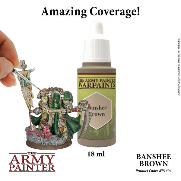 The Army Painter Warpaints - Banshee Brown Χρώμα Μοντελισμού (18ml)