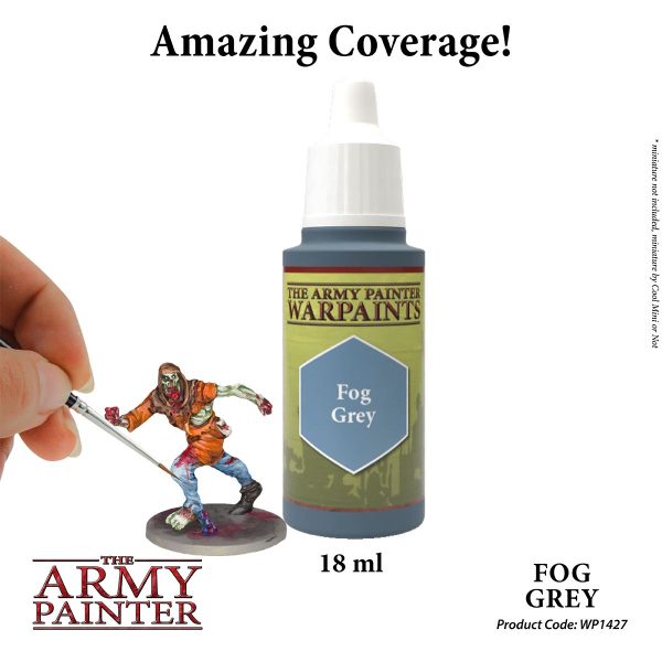 The Army Painter Warpaints - Fog Grey Χρώμα Μοντελισμού (18ml)