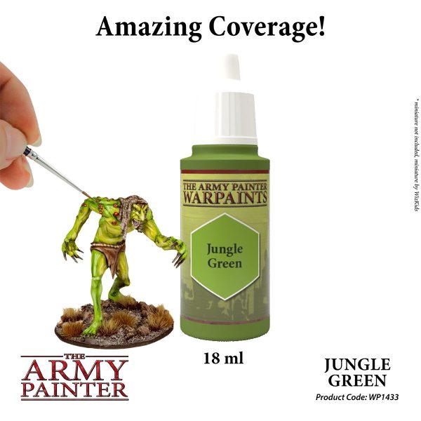 The Army Painter Warpaints - Jungle Green Χρώμα Μοντελισμού (18ml)