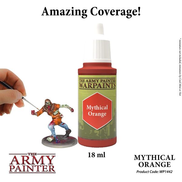 The Army Painter Warpaints - Mythical Orange Χρώμα Μοντελισμού (18ml)